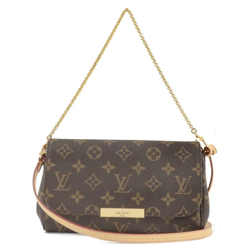 Louis Vuitton crossbody bags with adjustable shoulder straps for comfortLouis Vuitton Monogram Favorite PM 2Way Shoulder Bag M40717