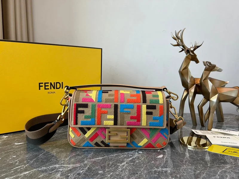 Fendi bags with a voice - activated pocket opener for a high - tech convenienceWF - Fendi Bags - 099