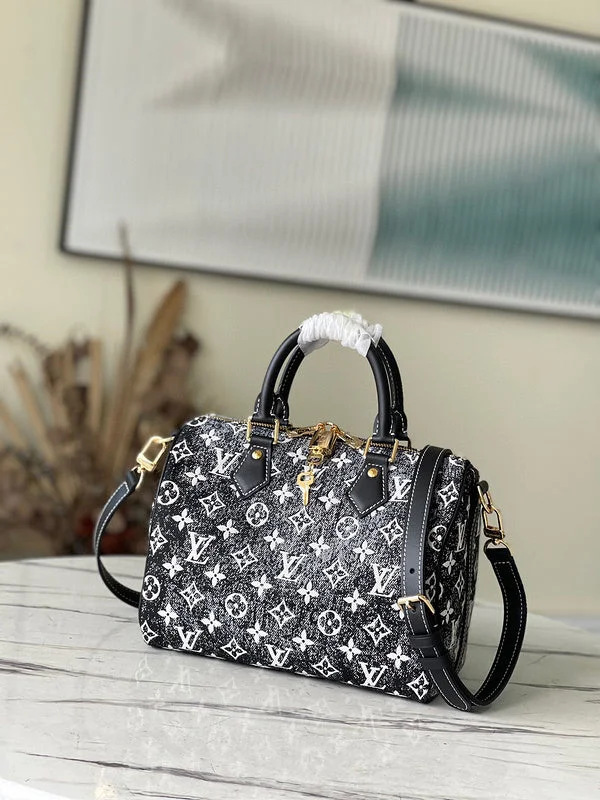 Louis Vuitton tote bags with a printed LV logo on the front for brand visibilityBC - LOUIS VUITTON BAGS - 1043