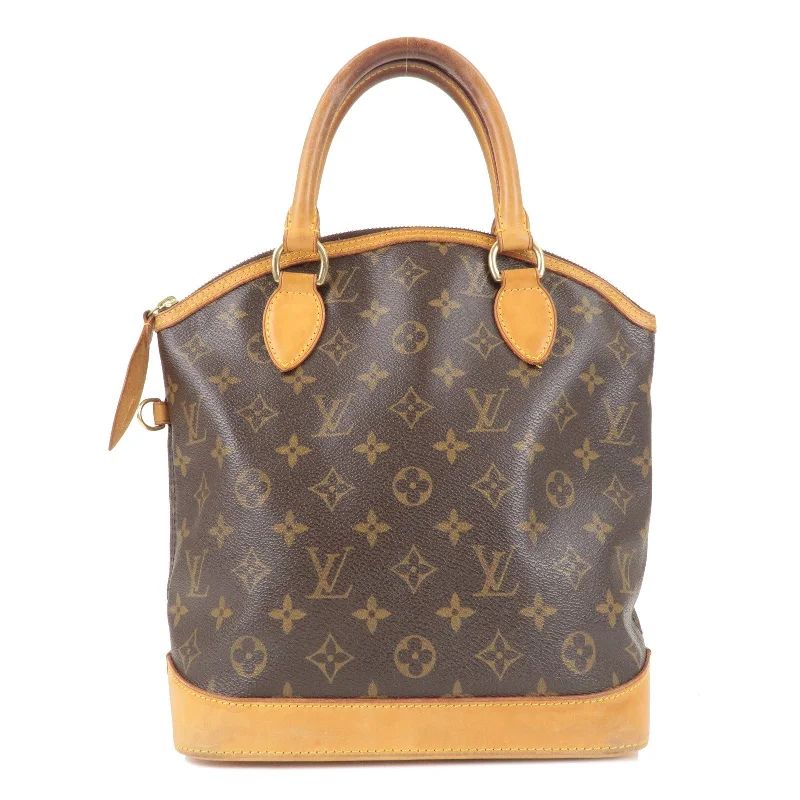 Louis Vuitton bags with a detachable mobile phone holder for convenienceLouis Vuitton Monogram Lock It Hand Bag M40102