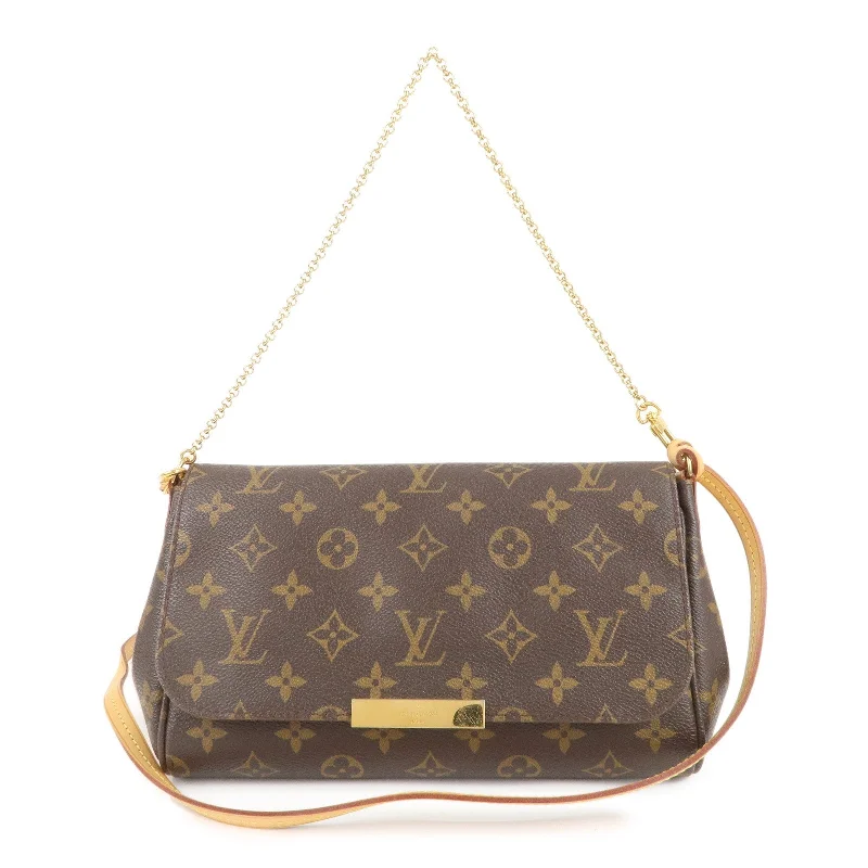 Louis Vuitton backpacks with a sleek, minimalist design for styleLouis Vuitton Monogram Favorite MM 2Way Shoulder Bag M40718