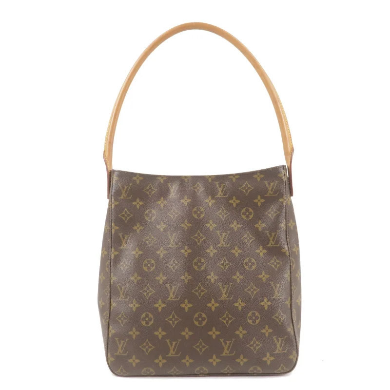 Louis Vuitton Capucines bags with smooth calfskin leather for luxuryLouis Vuitton Monogram Looping GM Shoulder Bag Brown M51145