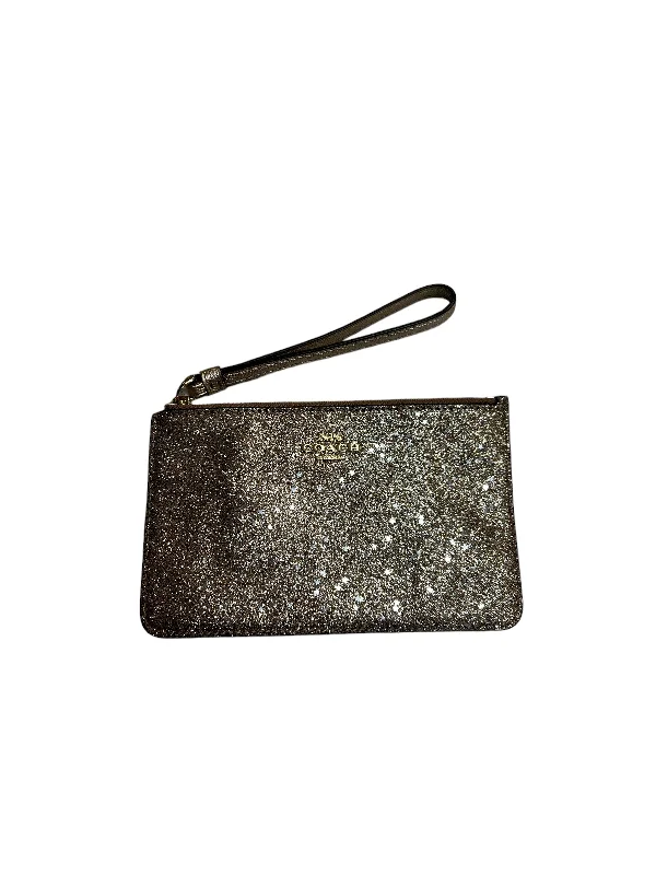 Ladies Coach Tabby bags with gold - toned hardware for a touch of luxuryWristlet Designer By Coach  Size: Small