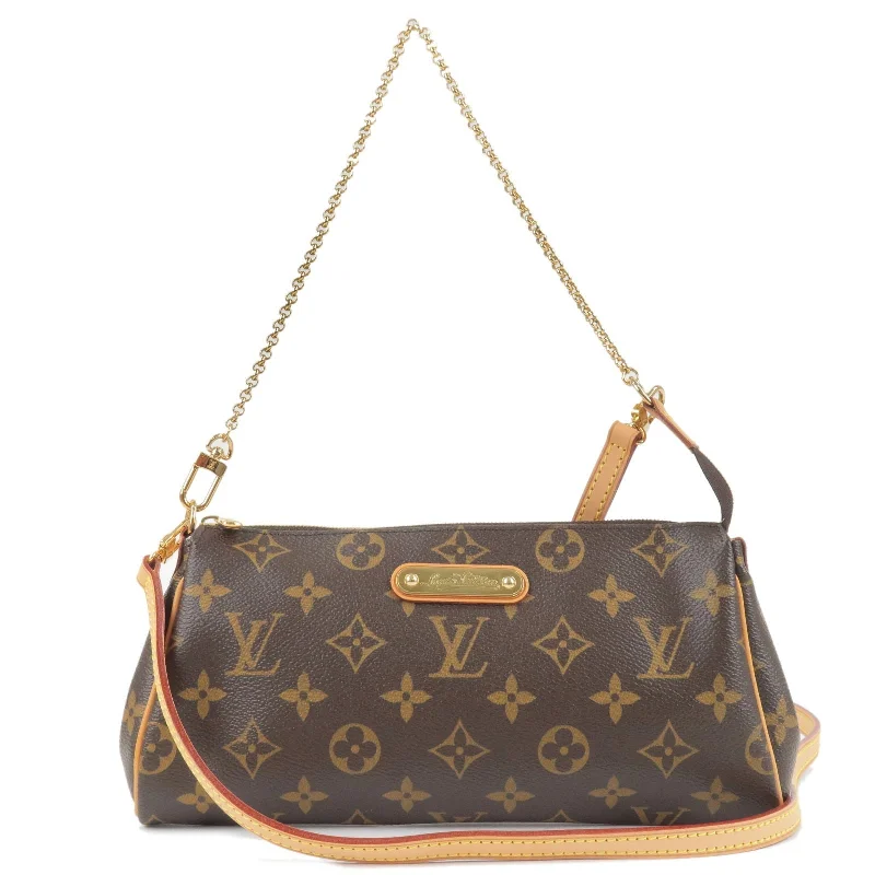 Louis Vuitton Alma bags with a leather - wrapped handle for a luxurious feelLouis Vuitton Monogram Eva 2 Way Pouch Shoulder Bag M95567