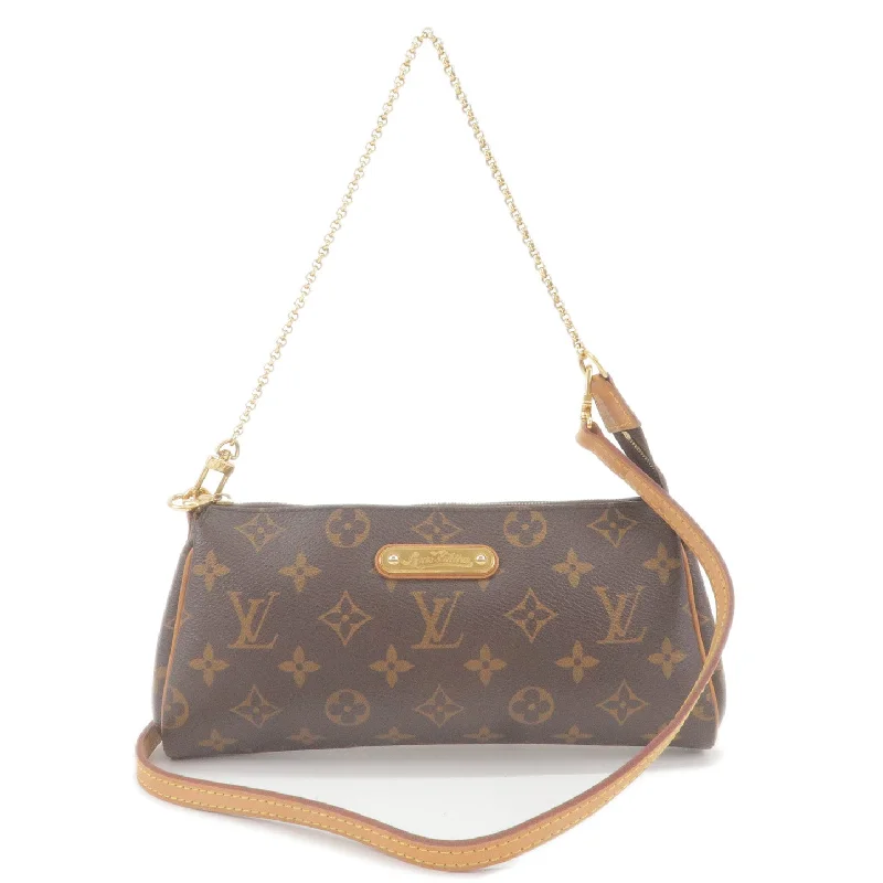 Louis Vuitton tote bags with a printed LV logo on the front for brand visibilityLouis Vuitton Monogram Eva 2way Bag Hand Bag Shoulder Bag M95567