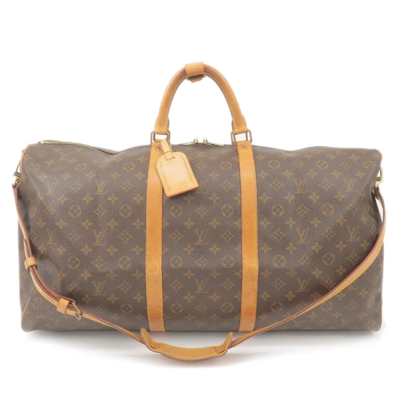 Ladies Louis Vuitton Capucines bags with gold - toned hardwareLouis Vuitton Monogram Keep All Bandouliere 60 Bag M41412