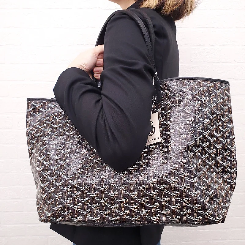 Hermes Bags with Reflective Elements for Safety at NightGOYARD BLACK TOTE PM