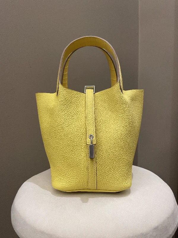 Hermes Constance Bags in Limited - Edition ColorwaysHermes Picotin 18 Touch bag Lime / Mimosa