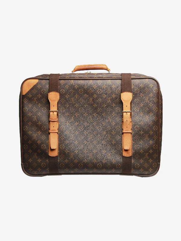 Elegant Hermes Clutch - Style Bags for Formal GalasBrown Monogram Satellite 60 suitcase