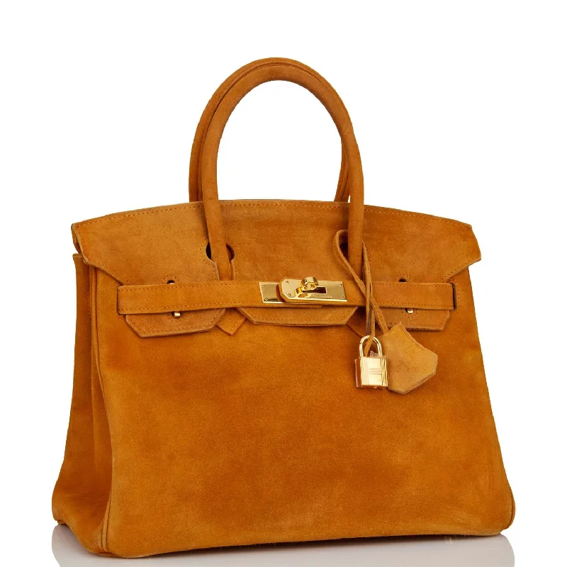 Hermes Victoria Bags with Signature Turnlock ClosuresVintage Hermes Birkin 30 Potiron Doblis Gold Hardware