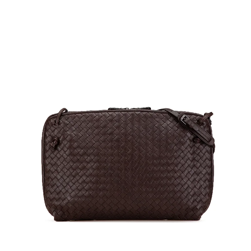 Two - Tone Hermes Bags for a Modern and Stylish AppearanceBrown Bottega Veneta Large Intrecciato Nodini Crossbody Bag