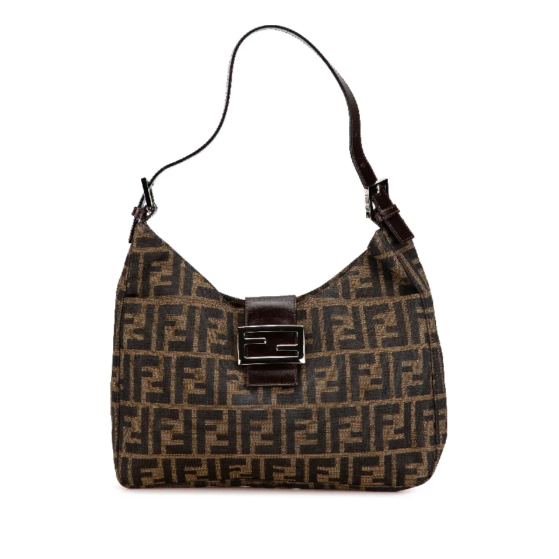 Travel - Approved Hermes Carry - on Bags with TSA - Friendly FeaturesBrown Fendi Zucca Canvas Shoulder Bag