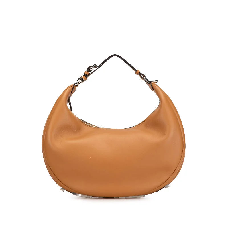 Hermes Evelyne Bags with Adjustable Shoulder StrapsBrown Fendi Medium Leather Fendigraphy Hobo