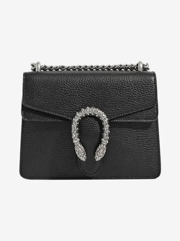 Compact and Portable Hermes Belt Bags for On - the - GoBlack Dionysus black leather mini bag