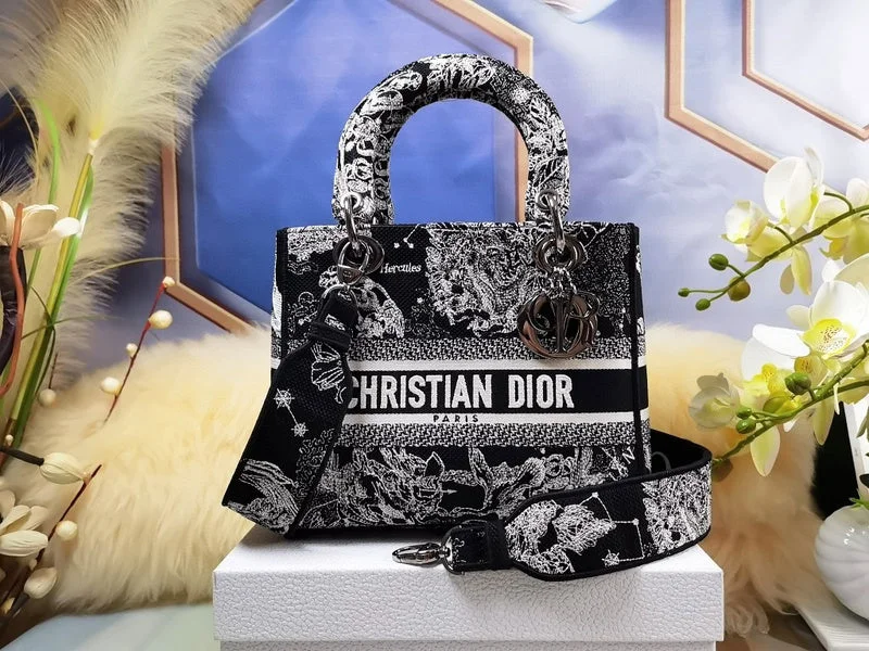 Christian Dior handbags with a snap - button closure and a decorative buckleChristian Dior Bags - 4509