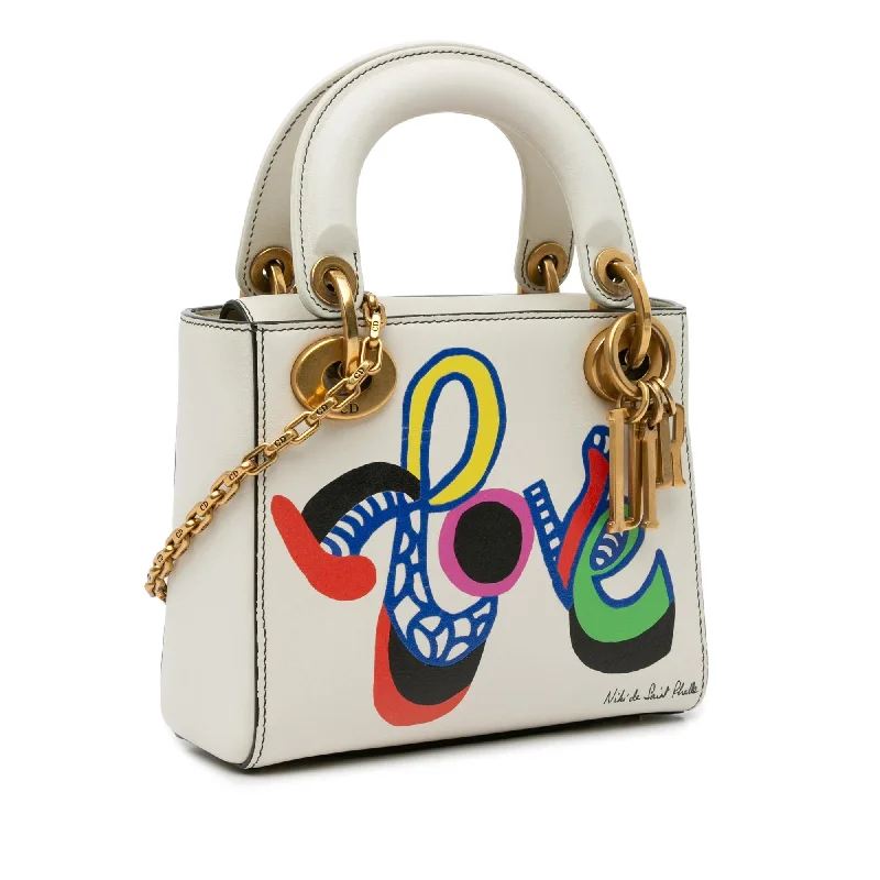 Christian Dior handbags with a removable shoulder strap for versatilityDior Mini Lady Dior Niki Saint Phalle (UdzZds)