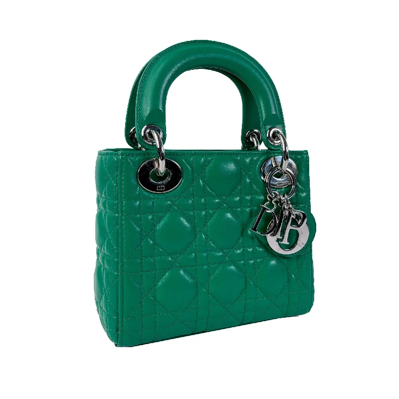 Contemporary Christian Dior handbags with a unique shapeDior Mini Lambskin Cannage Lady Dior (UyMeOy)